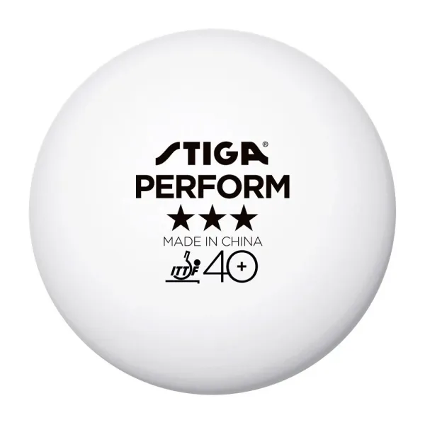 Мяч для наст. тенниса Stiga Perform 3***, 40+, 1113-2110-06, пластик, ITTF Appr., уп.6 шт, бел за 2&nbsp;121.60 ₽ в Ставрополе