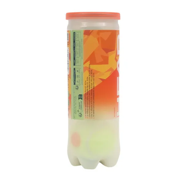 Мяч теннисный детский HEAD Stage 2 Orange, 578423,уп.3 шт, фетр,нат.резина,желто-оранжевый за 836.40 ₽ в Ставрополе