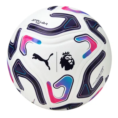 Мяч футб. PUMA Stellar Pro PL, 08510701, р.5, FIFA Quality Pro, 8п, ПУ, термосш, бело-фиолетовый за 9&nbsp;069.50 ₽ купить в Ставрополе