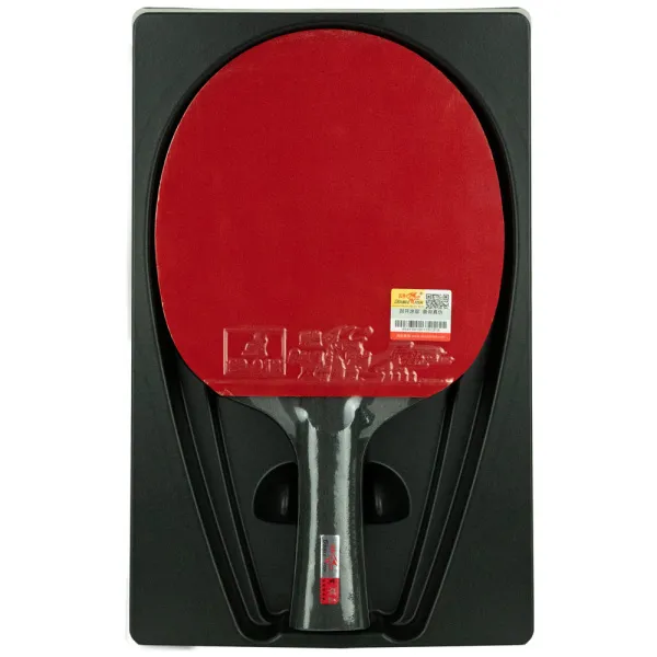 Ракетка для н/т DOUBLE FISH Black Carbon King Racket 3***, для професс.,ITTF Appr.,накл.2,1,мм за 4&nbsp;346.90 ₽ в Ставрополе