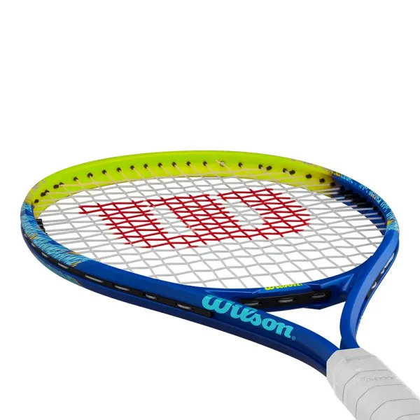 Ракетка б/т Wilson Impact Gr3, WR198910U3,для люб., алюминий, со струнами, сине-салатовый за 6&nbsp;358 ₽ в Ставрополе