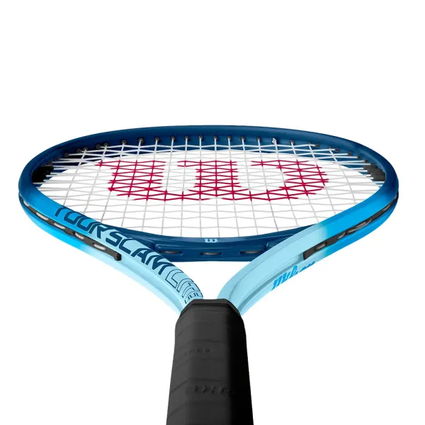 Ракетка б/т Wilson Tour Slam Lite Gr3, WR199010U3,для любит, алюминий, со струнами, сине-голубая за 6&nbsp;358 ₽ в Ставрополе