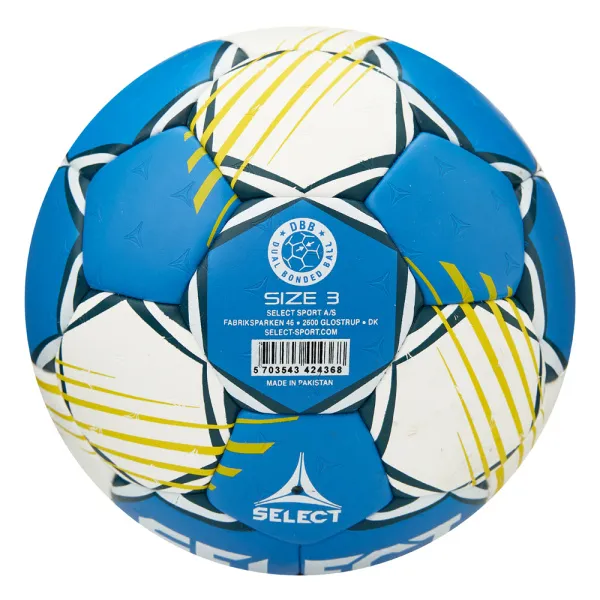 Мяч ганд. SELECT HB FORCE DB V25, 1622858205, Senior (р.3), EHF Appr,ПУ, гибр.сш., сине-белый за 8&nbsp;438.80 ₽ в Ставрополе