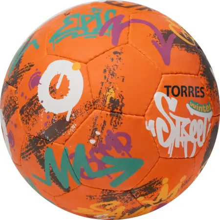 Мяч футб. TORRES Winter Street, F023285, р.5, 32 пан, рез, 4 подкл. слоя, руч. сшив,оранж-мультик. за 2&nbsp;713.20 ₽ купить в Ставрополе
