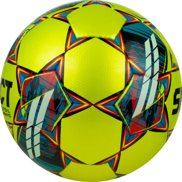 Мяч футзал. SELECT Futsal Mimas, 1053460550, р.4,FIFA Basic, 32 пан, гл.ПУ, руч.сш, жел-сине-красный за 6&nbsp;303.60 ₽ в Ставрополе