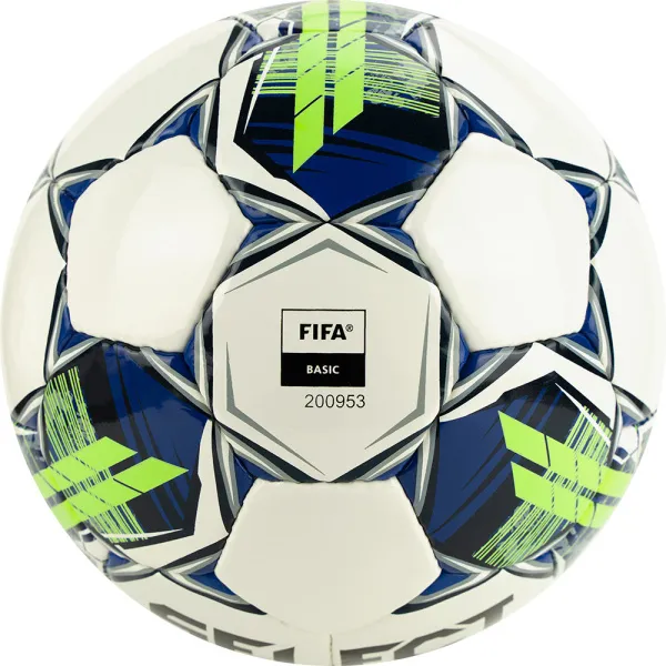 Мяч футзал. SELECT Futsal Master Shiny V22, 1043460004, р.4, Basic,32п, гл.ПУ, руч.сш,бел-син-зел за 7&nbsp;539.50 ₽ в Ставрополе