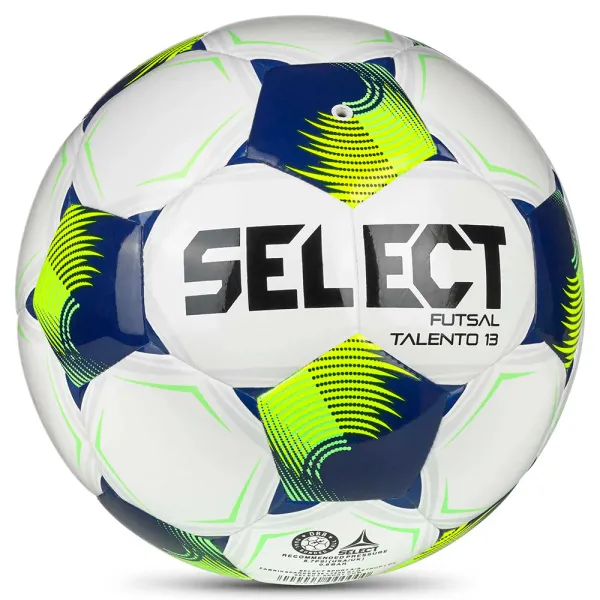 Мяч футзал. SELECT Futsal Talento 13 V26, 1062471015, р.3, 32п, ТПУ, гибр.сш, бело-сине-желтый за 4&nbsp;355.40 ₽ в Ставрополе