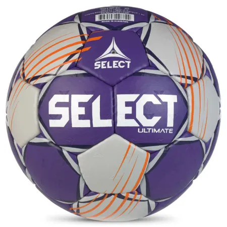Мяч ганд. SELECT Ultimate Official EHF V24, 1612858999, Senior(р.3), EHF Appr, ПУ, руч.сш, фиол-сер за 15&nbsp;504 ₽ купить в Ставрополе