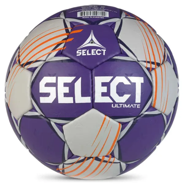 Мяч ганд. SELECT Ultimate Official EHF V24, 1612858999, Senior(р.3), EHF Appr, ПУ, руч.сш, фиол-сер за 15&nbsp;504 ₽ в Ставрополе