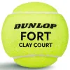 Мяч теннисный Dunlop Fort Clay Court 4B, 601613, уп.4 шт,одобр.ITF и FFT,сукно,нат.резина,желтый за 1&nbsp;812.20 ₽ купить в Ставрополе