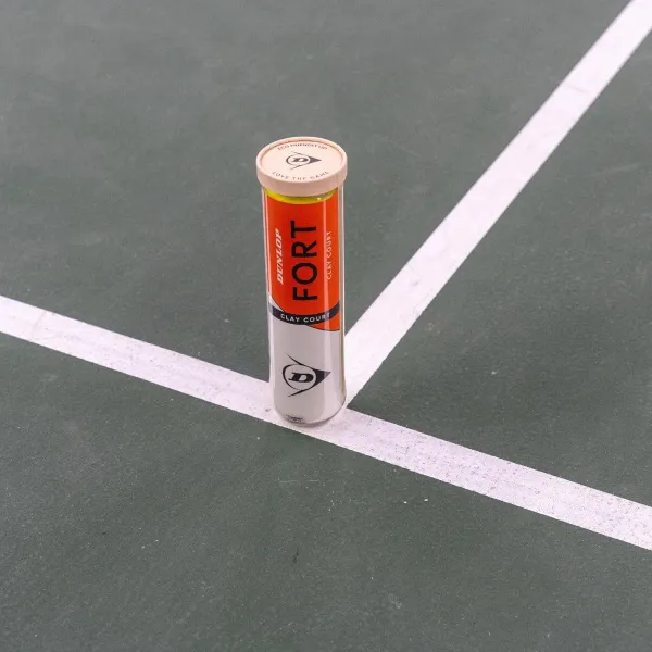 Мяч теннисный Dunlop Fort Clay Court 4B, 601613, уп.4 шт,одобр.ITF и FFT,сукно,нат.резина,желтый за 1&nbsp;812.20 ₽ в Ставрополе