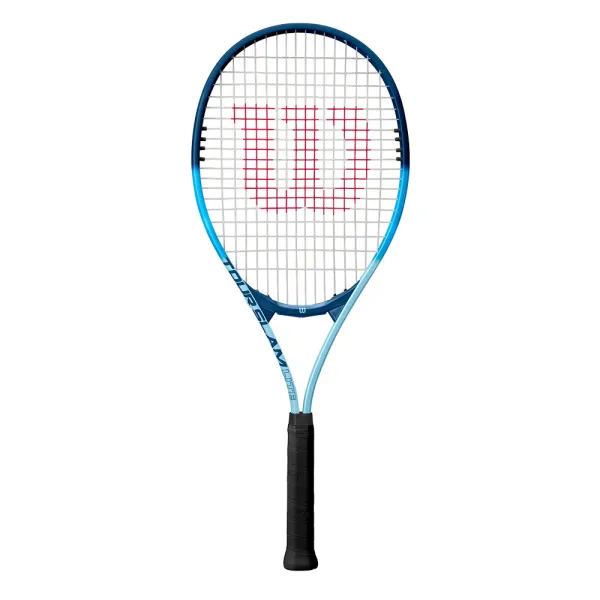 Ракетка б/т Wilson Tour Slam Lite Gr3, WR199010U3,для любит, алюминий, со струнами, сине-голубая за 6&nbsp;358 ₽ в Ставрополе