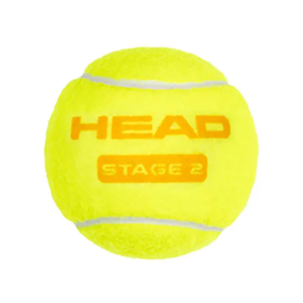 Мяч теннисный детский HEAD Stage 2 Orange, 578423,уп.3 шт, фетр,нат.резина,желто-оранжевый за 836.40 ₽ в Ставрополе