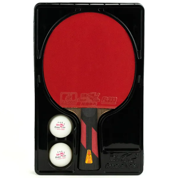 Ракетка для н/т DOUBLE FISH 7A+C, для професс.,ITTF Appr.,накл.2,1мм,+ 2 мяча V40+мм ITTF Appr за 3&nbsp;559.80 ₽ в Ставрополе