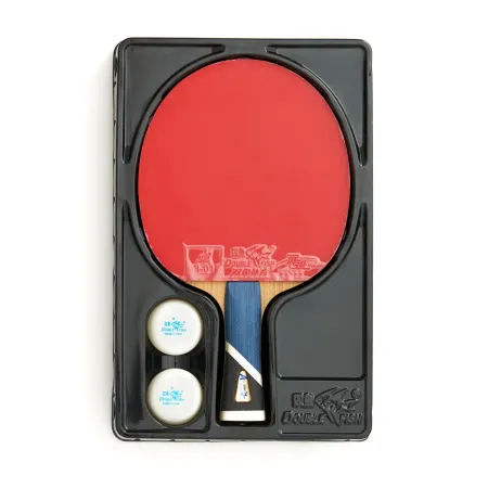 Ракетка для н/т DOUBLE FISH 5A+C, для продвин, ITTF Appr, накл. 2,1 мм, конич. ручка+ 2 мяча V40+мм за 2&nbsp;779.50 ₽ купить в Ставрополе