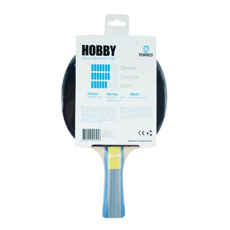 Ракетка для н/т TORRES Hobby, TT0003, для любителей, накладка 1,8 мм, конич. ручка за 875.50 ₽ купить в Ставрополе