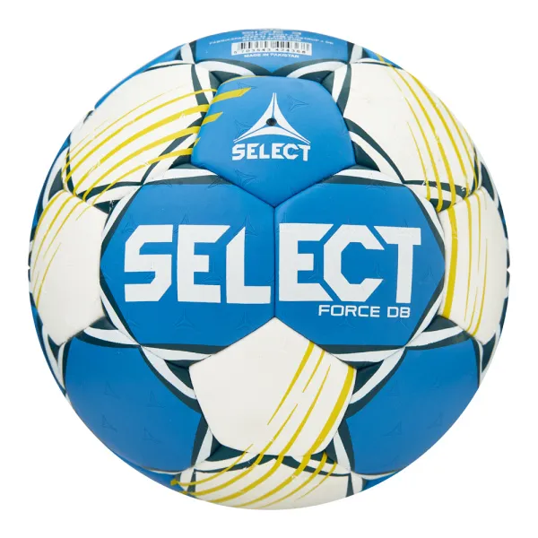 Мяч ганд. SELECT HB FORCE DB V25, 1622858205, Senior (р.3), EHF Appr,ПУ, гибр.сш., сине-белый за 8&nbsp;438.80 ₽ в Ставрополе