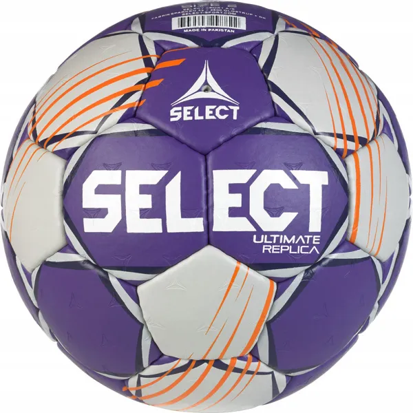 Мяч ганд. SELECT Ultimate Official EHF V24, 1612858999, Senior(р.3), EHF Appr, ПУ, руч.сш, фиол-сер за 15&nbsp;504 ₽ в Ставрополе